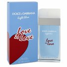 Light Blue Love Is Love Perfume By Dolce & Gabbana Eau De Toilette Spray 3.3 Oz Eau De Toilette Spra