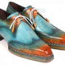 Sterling Blucher Multi Color Wing Tip Brogues Toe Patina Fashionable Luxury Pairs Handmade Shoes