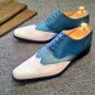 Style Wing Tip Brogues Multi Color Genuine Leather Excelling Luxury Wear Business Shoes