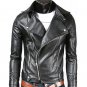 Men's Slim Fit Fascinating Black Biker Fashion Leather Jacket