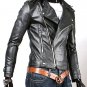 Men's Slim Fit Fascinating Black Biker Fashion Leather Jacket