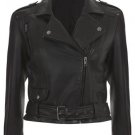 WOMEN LEATHER JACKET BLACK COLOR, FASHION LEATHER JACKET FOR WOMEN,BIKER JACKET