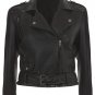 WOMEN LEATHER JACKET BLACK COLOR, FASHION LEATHER JACKET FOR WOMEN,BIKER JACKET