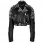 Women Jacket Till The World Ends Britney Spears Studded Leather Jacket