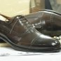 Handmade Dark Brown Cap Toe Leather Lace Up Shoes, Dress Shoes