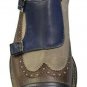 Premium Leather Multi Color Classical Monk Rounded Cap Toe Men Vintage Shoes