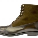 Mocha Brown High Ankle Superior Suede Leather Men Party Wear Boots