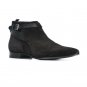 Handmade Men Black color Suede & Leather Jodhpurs Boot, Men Black Dress Shoes