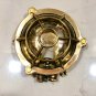 Authentic Reclaimed Ship Salvage Brass Ceiling Bulkhead Deck Light - Target Cage