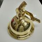 NAUTICAL REPLACE MARINE CARGO SMOOTH BRASS PENDANT/CEILING/HANGING CHAIN LIGHT