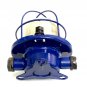 AUTHENTIC NAUTICAL ANTIQUE OLD ORIGINAL WALL MOUNT LIGHT COATED BY BLUE PAINT