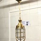 NAUTICAL SHIP MARINE NEW SOLID BRASS HANGING CARGO PENDANT CHAIN LIGHT