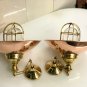 NAUTICAL PASSAGEWAY BULKHEAD BRASS HANGING NEW CARGO LIGHT WITH COPPER SHADE