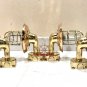 NAUTICAL BULKHEAD NEW BRASS PASSAGEWAY SHIP LIGHT & SHADE JUNCTION BOX LOT OF 2