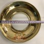 Original Vintage Brass Bulkhead Wall Sconce Light with Triangle Base Cover Shade