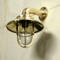 NAUTICAL ANTIQUE MARINE SOLID BRASS WITH DEFECTOR COVER DECORATIVE LIGHT LOT 2