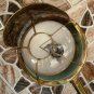 HERITAGE ANTIQUES NAUTICAL OLD SHIP BRASS POST MOUNTED SEARCH LIGHT ONE PCS