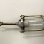NAUTICAL MARINE ALUMINIUM HANGING CARGO SHIP LIGHT WITH BRASS HOOK & PIPE LOT 2