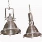 Nautical New Wiska Aluminium Fluted Cargo Pendant Hanging Ceiling Light – Medium