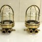 AUTHENTIC NAUTICAL ANTIQUE OLD SHIP BRASS ORIGINAL WALL BULKHEAD MOUNT LIGHT