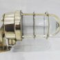 AUTHENTIC NAUTICAL ANTIQUE OLD SHIP BRASS ORIGINAL WALL SWAN MOUNT MARINE LIGHT