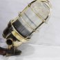 AUTHENTIC NAUTICAL ANTIQUE OLD SHIP BRASS ORIGINAL WALL SWAN MOUNT MARINE LIGHT