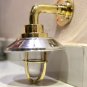 REPLICA NAUTICAL MARINE SOLID BRASS SWAN PASSAGEWAY/BULKHEAD LIGHT & SHADE LOT 2