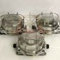 Maritime Industrial Russian Caged Bulkhead Deck Ceiling Light with Ribbed Glass
