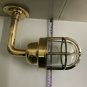 NAUTICAL ANTIQUE SHIP MARINE OLD BRASS SWAN PASSAGEWAY BULKHEAD WISKA LIGHT 1 PC