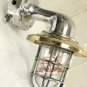 Aluminium Swan Neck 90 Degree Passage Wall Light Extra Brass Shade Junction Box