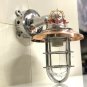 Aluminium Swan Neck 90 Degree Passage Wall Light Extra Copper Shade Junction Box