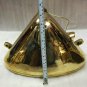 Maritime Exterior Antique Indoor/ Outdoor/ Garage Wall Brass Triangle Light