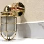 NAUTICAL MARINE NEW SOLID BRASS WALL SWAN PASSAGEWAY SHIP LIGHT WITH WHITE GLOBE