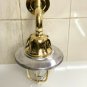 NAUTICAL BULKHEAD NEW BRASS WALL PASSAGEWAY SHIP LIGHT ALUMINIUM SHADE LOT OF 2