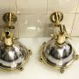 Nautical Aluminium & Brass Smooth Cargo Pendant Hanging Light New &acirc;��SMALL Set 4