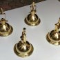 NAUTICAL MARINE CARGO SMOOTH BRASS PENDANT/CEILING/MOUNT/HANGING LIGHT LOT OF 2