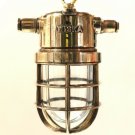 Original Reclaimed German Cast Brass Wiska Hanging/Pendant Ceiling Lamp/Light