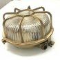 NAUTICAL OLD ANTIQUE SHIP BRASS BULKHEAD DECK LIGHTS ANTIQUE POLISH LOT OF 10