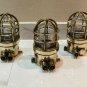 AUTHENTIC NAUTICAL ANTIQUE OLD SHIP BRASS ORIGINAL MOUNT BULKHEAD WALL LIGHT