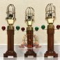Nautical Retro Style Brass and Wooden Antique Bulkhead Lamp Fixture