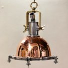 NAUTICAL REPLICA CARGO SMOOTH COPPER, BRASS & ALUMINIUM PENDANT LIGHT LOT 2