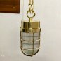 NAUTICAL ANTIQUE OLD SHIP BRASS HANGING PENDANT CEILING STRING LIGHT LOT 5