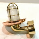 Authentic Swan Neck Passage Wall Light Extra Copper Shade Junction Box Lot of 2