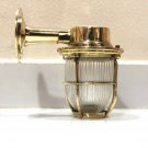OLD HOME DECOR NAUTICAL ANTIQUE BRASS FLUSH MOUNT WALL SWAN ARCHED LIGHT LOT 2