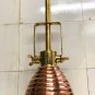 NAUTICAL NEW MARINE BRASS AND COPPER MEDIUM CARGO PENDANT/HANGING LIGHT LOT OF 2