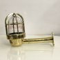 NAUTICAL MOUNT BRASS OCEANIC PASSAGEWAY WALL ARCHED WISKA LAMP/LIGHT LOT OF 2