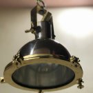 Nautical Aluminium Brass Smooth Pendant Cargo Hanging Retro Ship Light Lot of 2