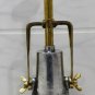 1970s Aluminum & Brass Cargo Fox Pendant Nautical Ships Light Reclaimed Lot 2