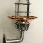 NAUTICAL MARINE ALUMINIUM PASSAGEWAY SWAN SHIP BULKHEAD LIGHT WITH SHADE LOT 2