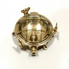 Nautical Industrial Marine Solid Brass Ship Wall Mini Deck Light - Picked polished Lot 5